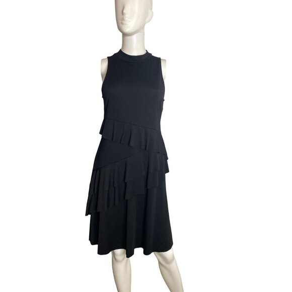 GAP WOMEN'S BLACK FLUTTER DRESS SZ S NWT